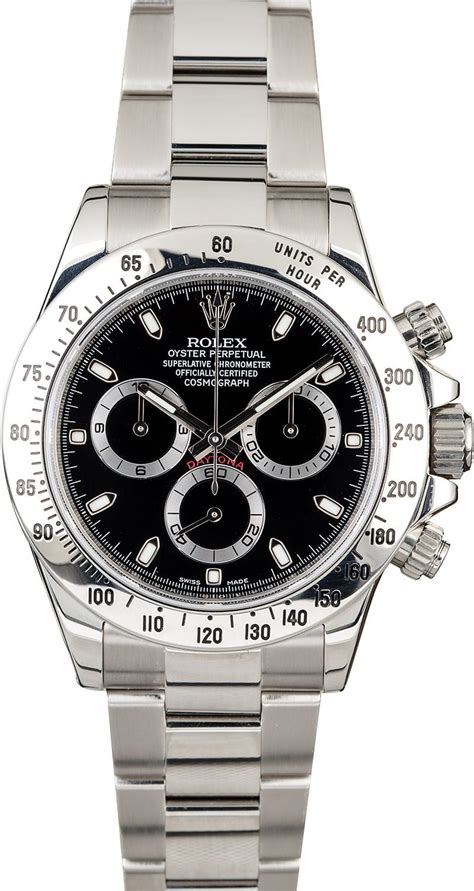 rolex black face daytona